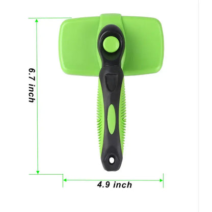 Self-Cleaning Pet Slicker Brush