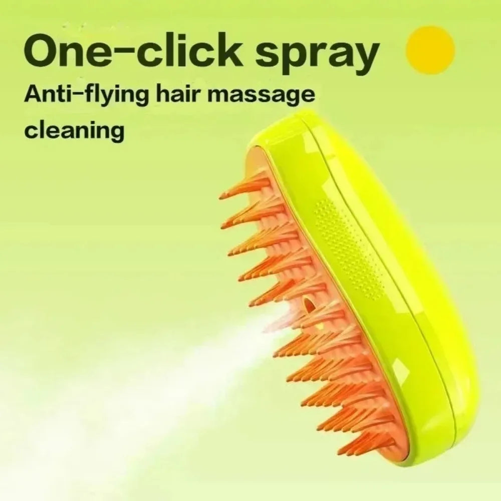 Dog Steamy Brush (Electric Sprayer)