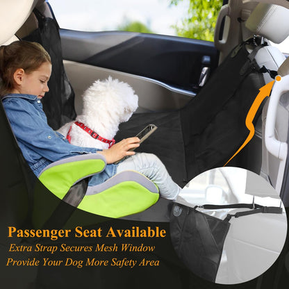 Dog Seat Cover Dog - Black