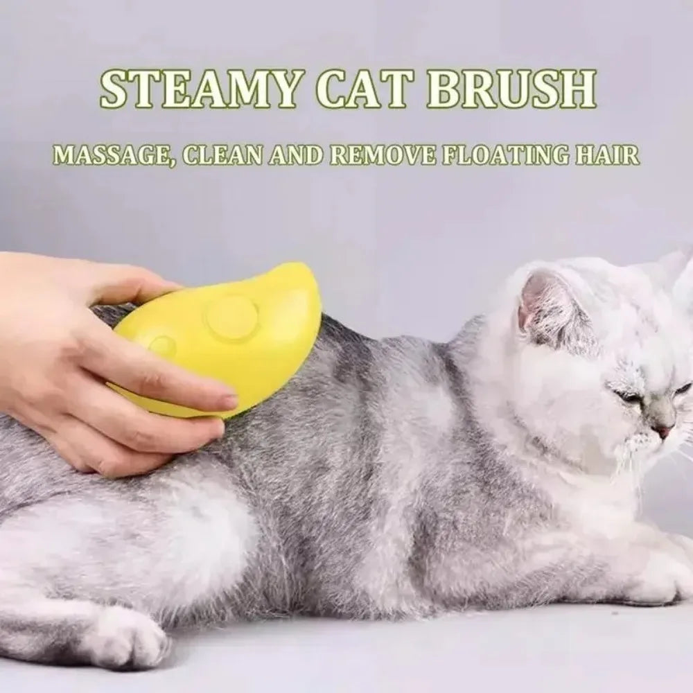 Dog Steamy Brush (Electric Sprayer)